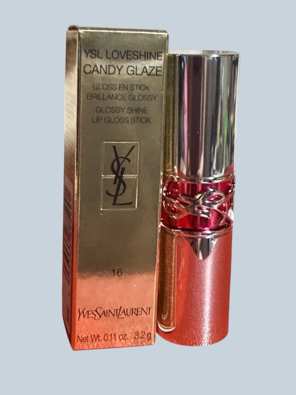 Yves Saint Laurent Rouge Volupte Candy Glaze Balm Watermelon High - Picture 10 of 10